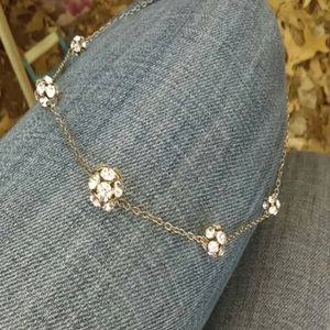 Crystal ball necklace